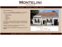 Tablet Screenshot of montelini.at